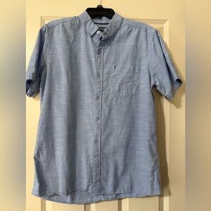 Hurley Blue Casual Button Down Shirt Men’s Med